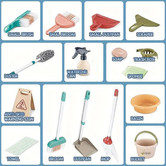 Cleaning Tool Set Includes Vacuum Cleaner, Battery Not Included