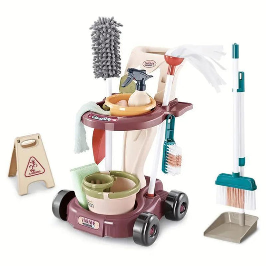 Cleaning Tool Set Includes Vacuum Cleaner, Battery Not Included