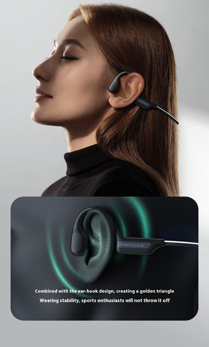 Sports Neck Hanging Waterproof Bone Conduction Bluetooth Earphones