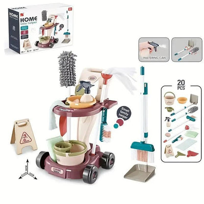 Cleaning Tool Set Includes Vacuum Cleaner, Battery Not Included